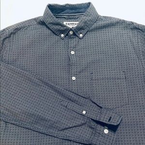 EXPRESS long sleeve button down